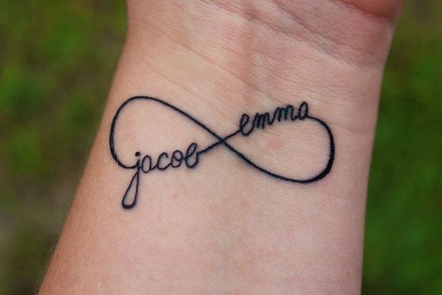 Jacoe Emma Infinity Tattoo On Wrist