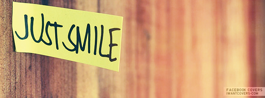 Just Smile Facebook Cover Picture