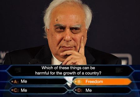 Kapil Sibal Funny Question Political