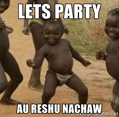 Let’s Party African Kids Enjoying Picture