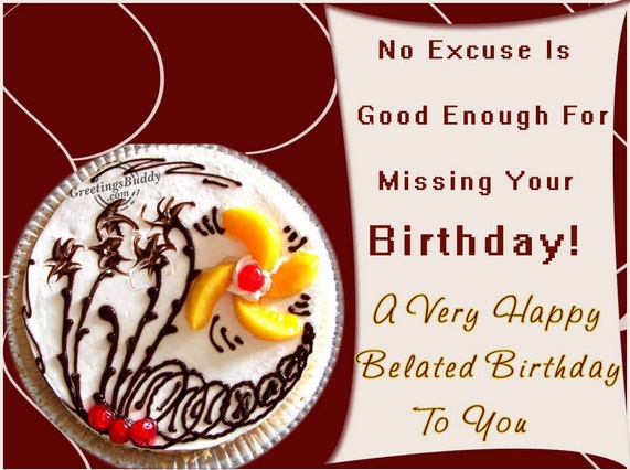 No Excuse Is Good Enough For Missing Your Birthday