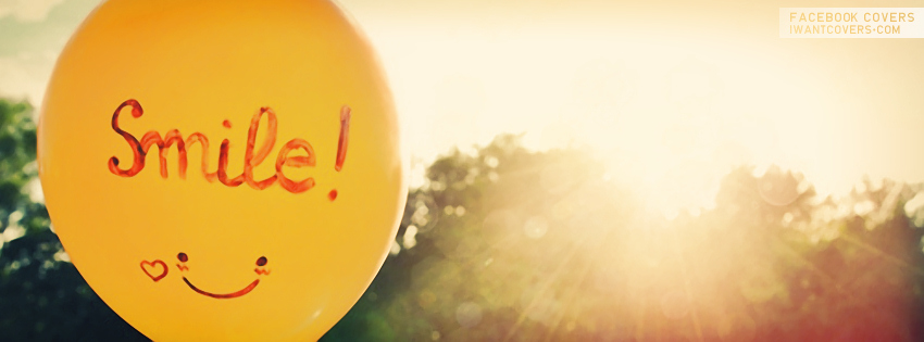 Smile Balloon Facebook Cover Picture
