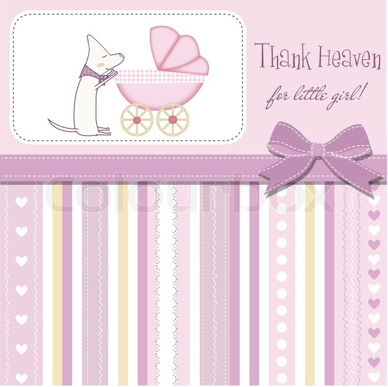 Thank Heaven For Little Girl Greeting Card