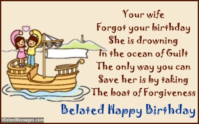 The Hearty Of Forgiveness Belated Happy Birthday Greeting Card