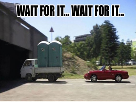 Wait It Wait For It Funny Truck Caption