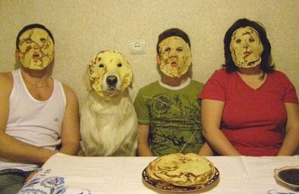 Weird Face Funny Family Image