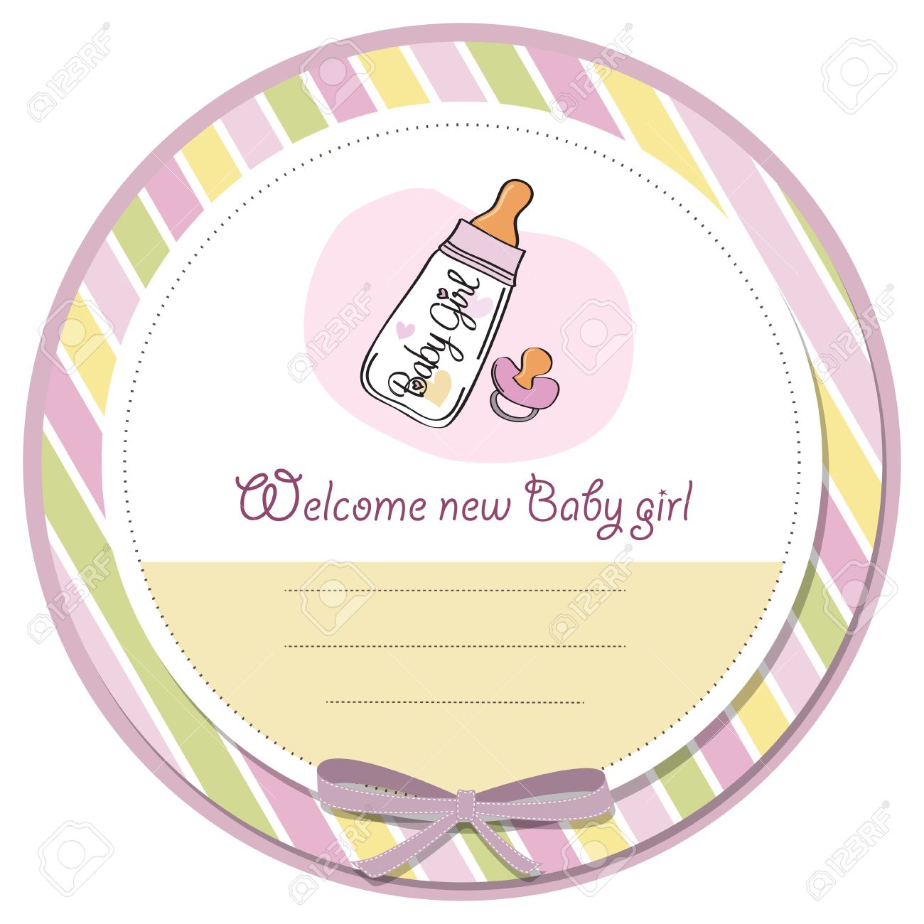 Welcome A New Baby Girl