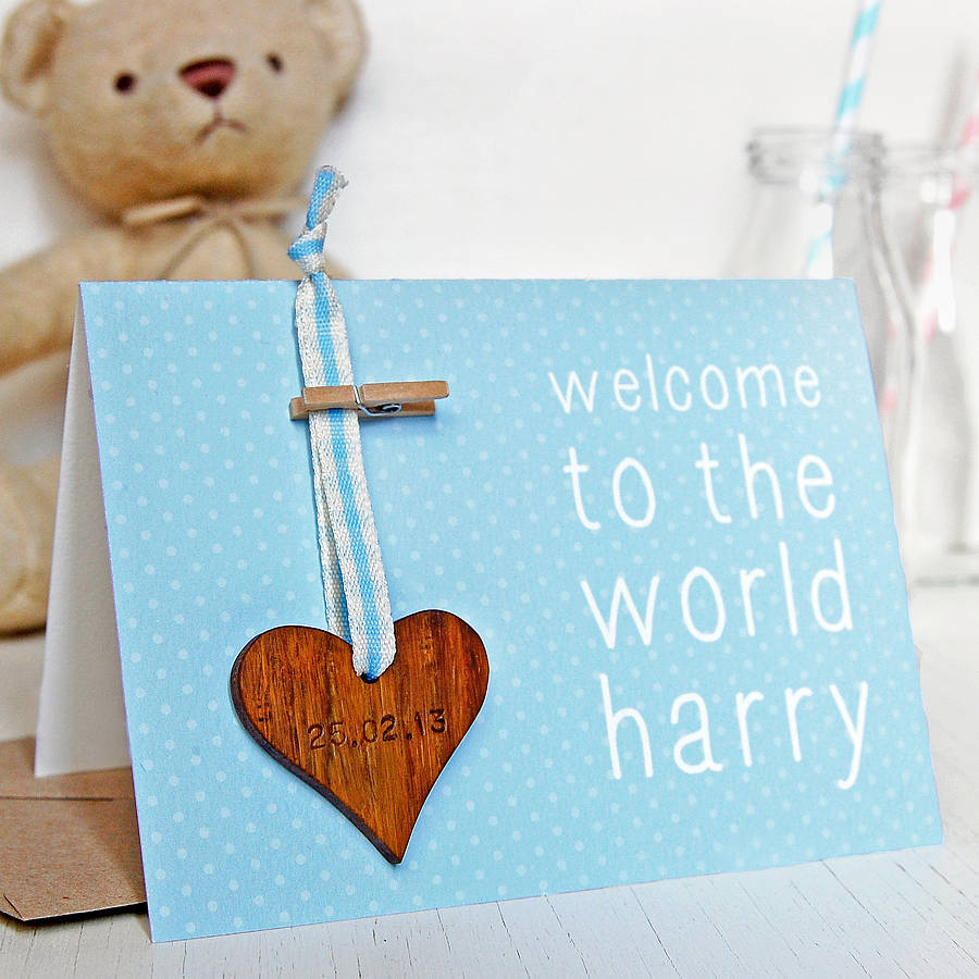 Welcome To The World New Born Greeting Card