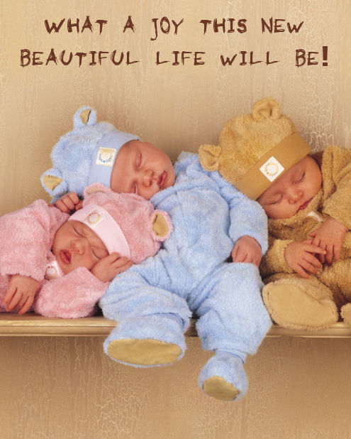 What A Joy This New Beautiful Life Will Be Wishes On New Born Baby