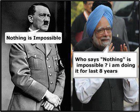 Who Say Nothing Is Impossible I Am Doing It For Last 8 Years Funny Political Picture