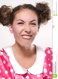 Woman Showing Teeth Funny Picture