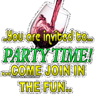You Are Invited To Party Time Come Join In The Fun Glitter
