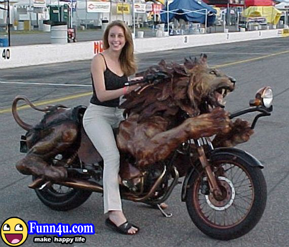 Lion Shape Funny Bike