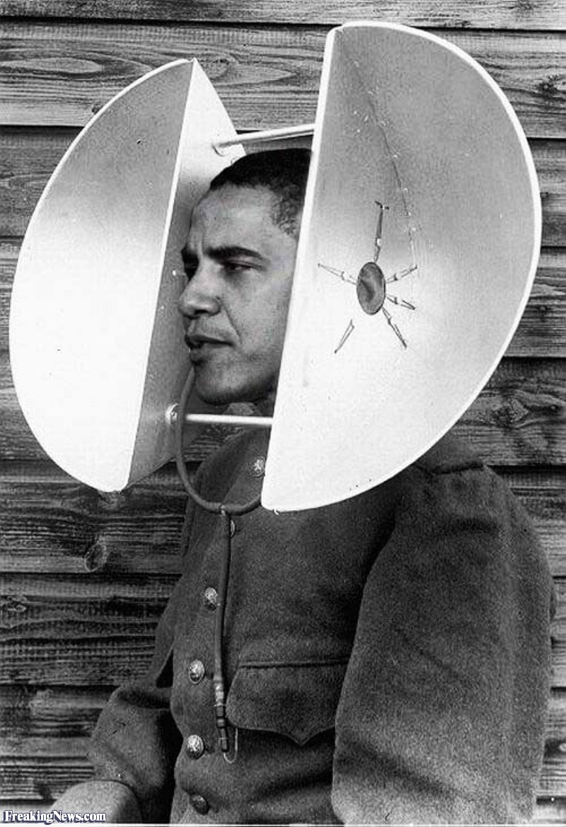 Barack Obama with Radar Ears Funny Picture