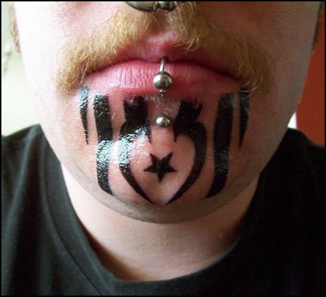 22 Unique Chin Tattoo Designs, Images And Picture Ideas
