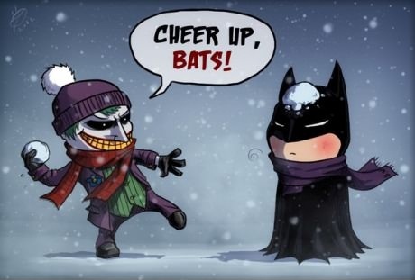 Cheer Up Bats Funny Image