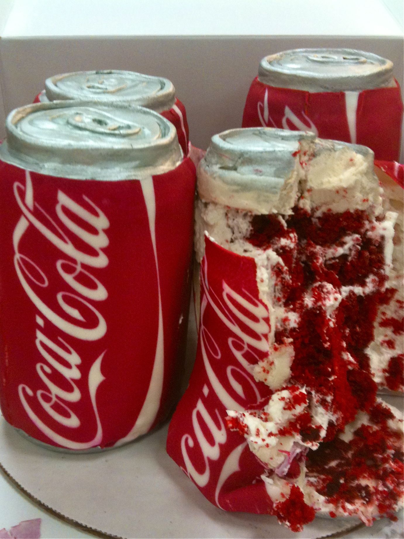 Coca Cola Can Funny Cake Image
