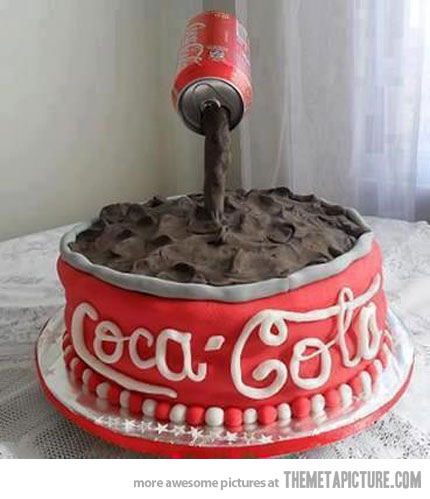 Coca Cola Funny Cake