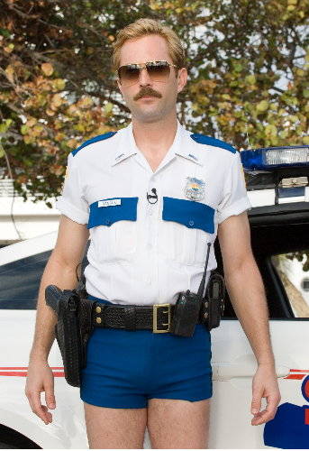 Cop In Short Pant Funny Picture