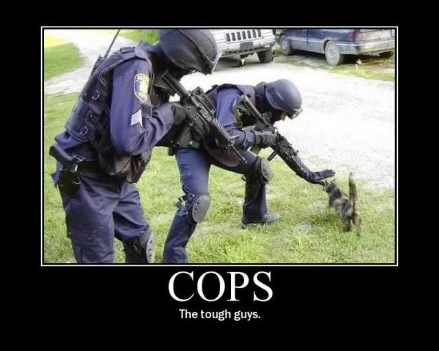 Cops The Tough Guys Funny Poster