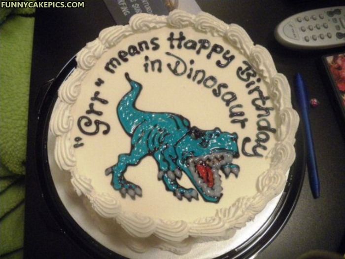 Crocodile Painting Funny Cake Image