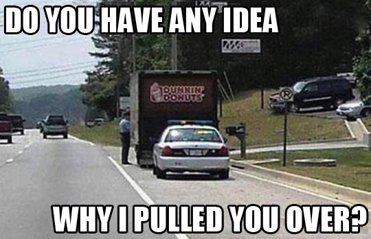 Do You Have Any Idea Why I Pulled You Over Funny Cop Meme