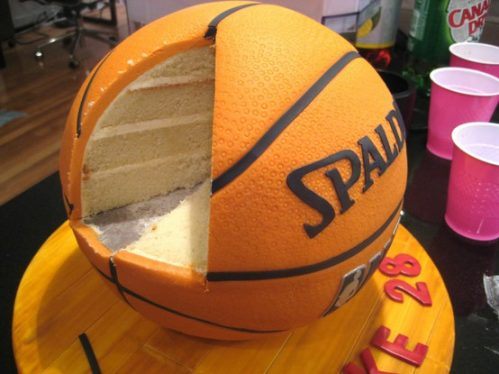 Funny Basketball Cake Image