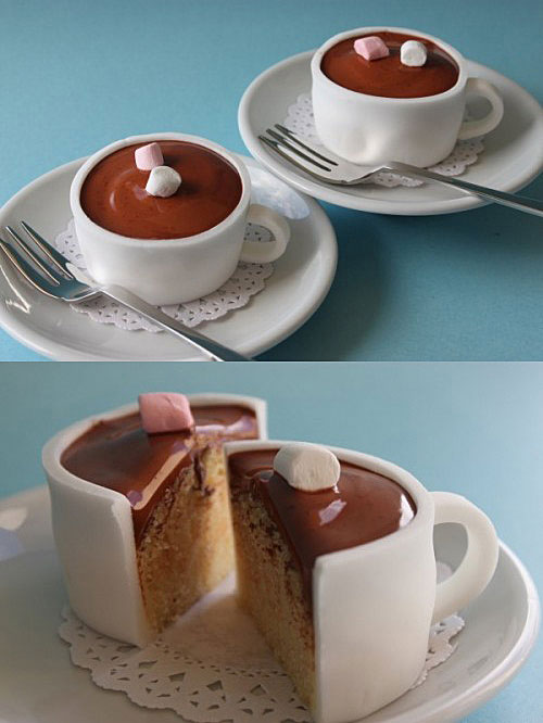 Funny Chocolate Cup Cake