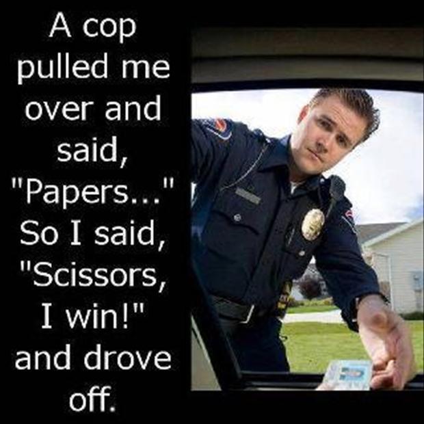 Funny Cop Saying Picture