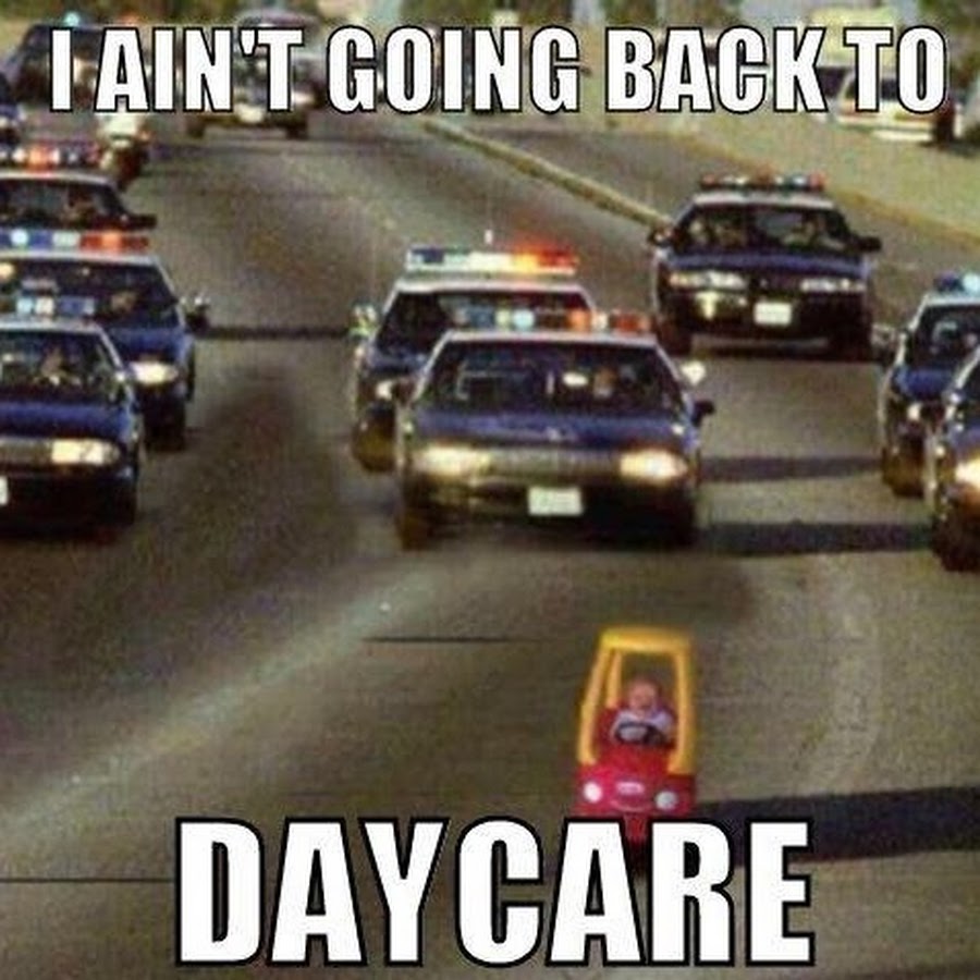 Funny Cops Following Little Car
