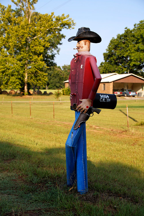 Funny Cowboy Mailbox Picture