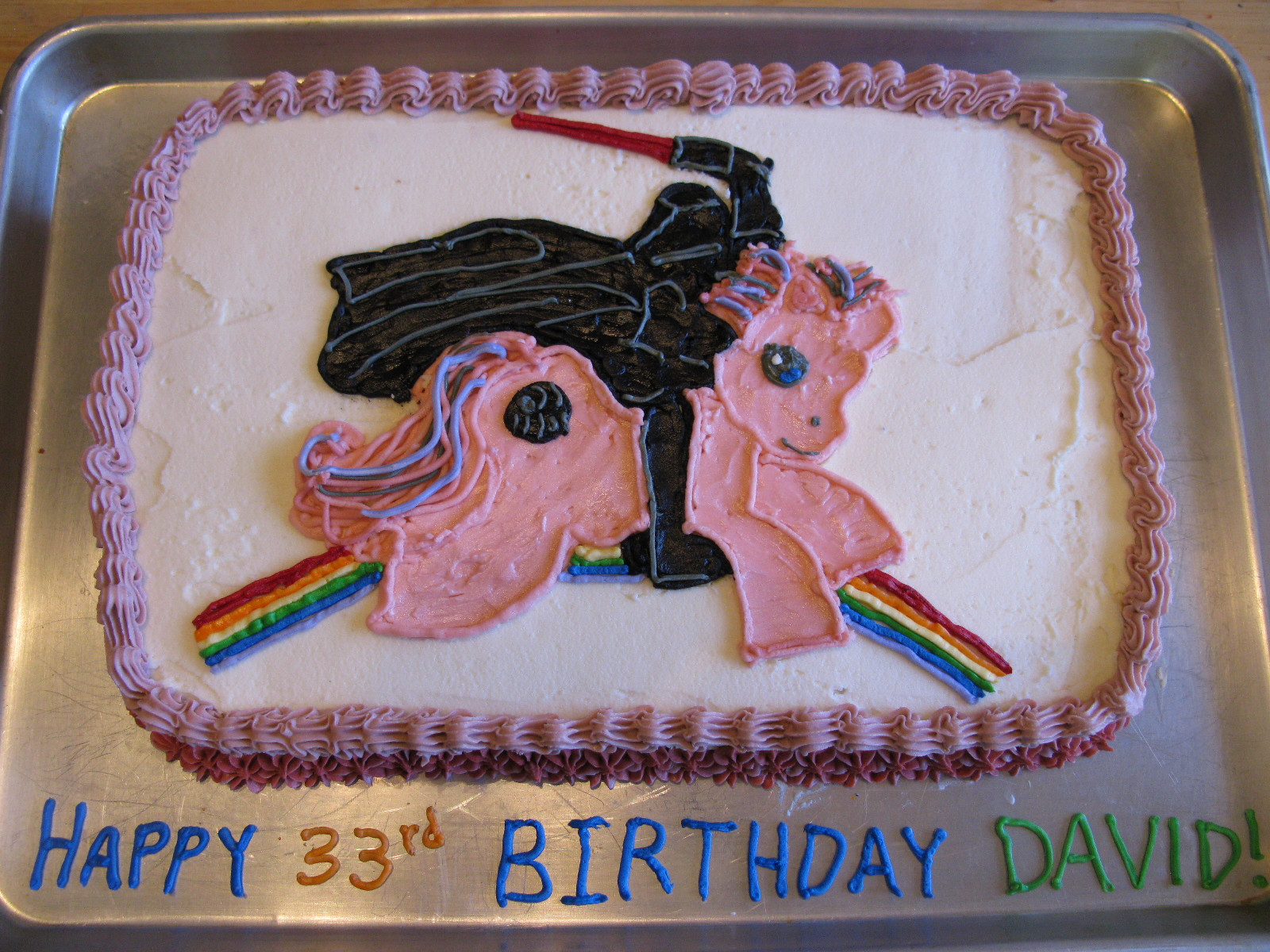 Funny Darth Vader Cake Image