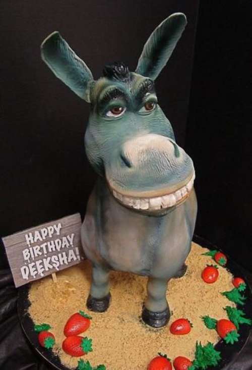 Funny Donkey Cake