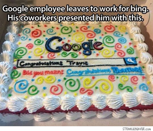 Funny Google Cake Picture