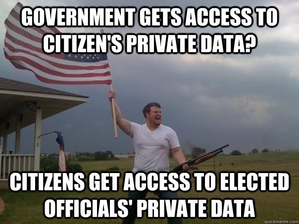 Government Gets Access To Citizen's Private Data Funny American Meme