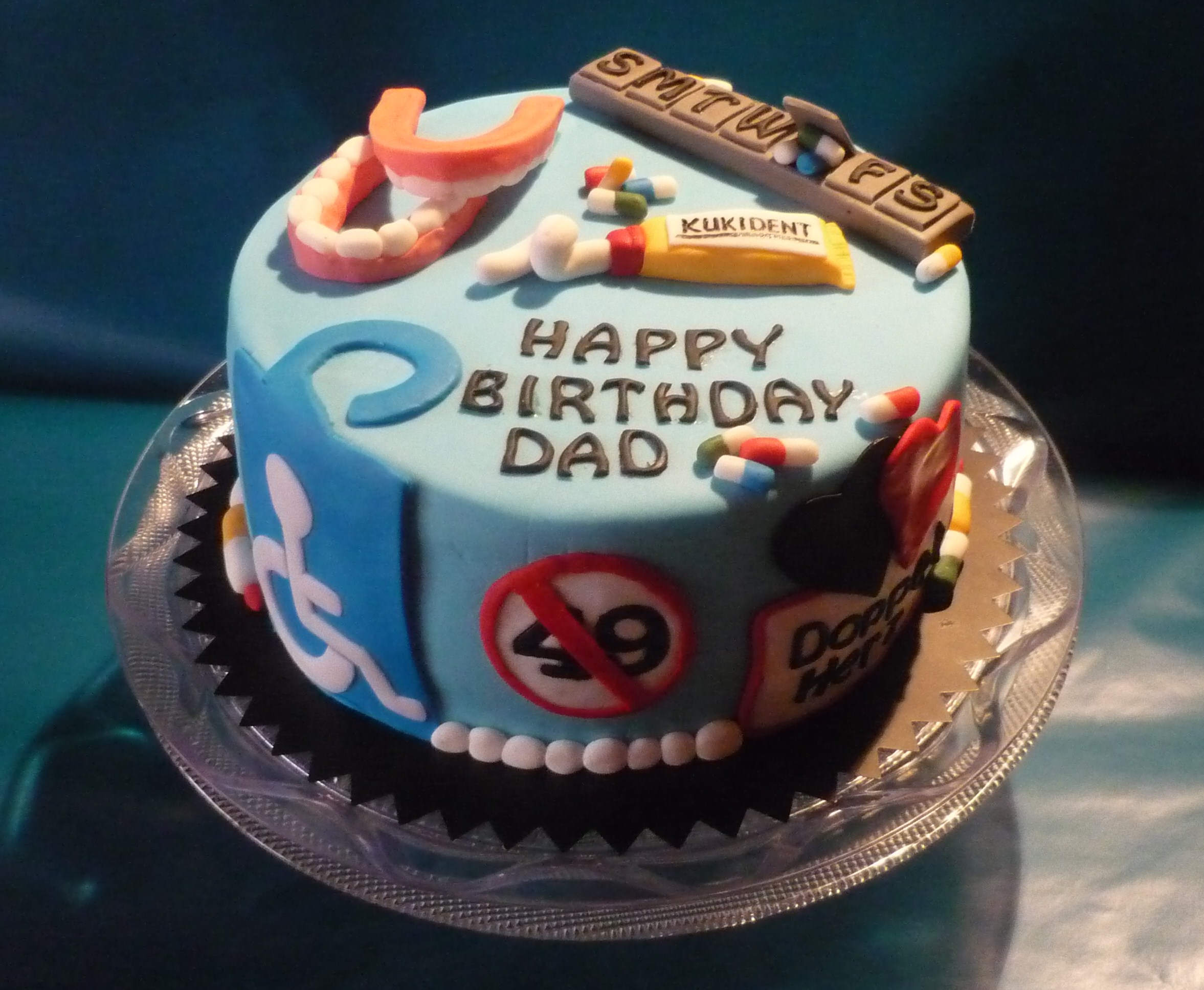 Happy Birthday Dad Funny Cake Picture