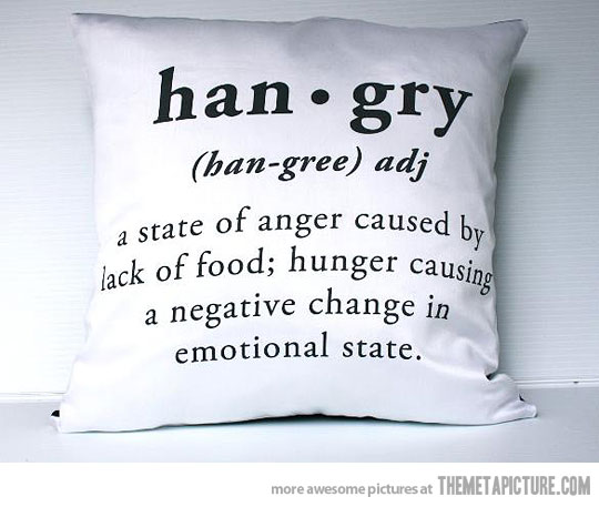 Hunger Causing A Negative Change In Emotional State Funny Image