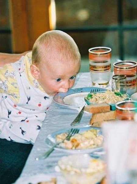 Hungry Baby Funny Picture