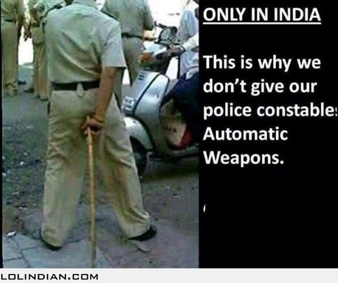 Indian Cop Funny Picture