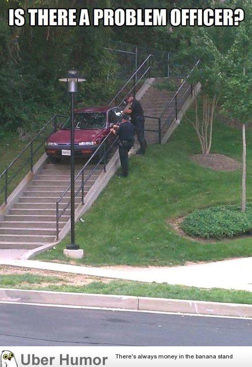 Is There A Problem Officer Funny Cops Caption