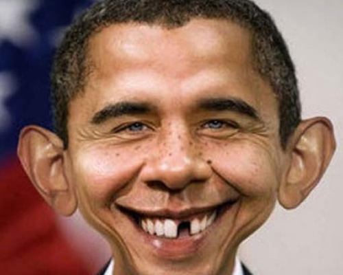 Obama With Funny Ears