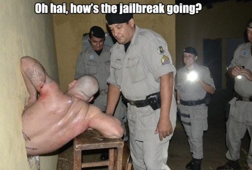 Oh How's The Jailbreak Going Funny Amazing Escaping Picture