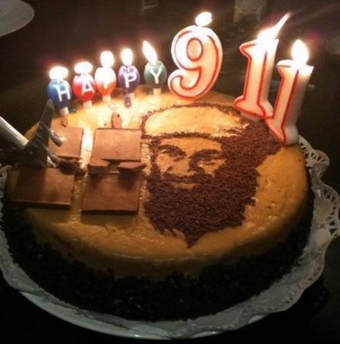 Osama Bin Laden Funny Cake Image
