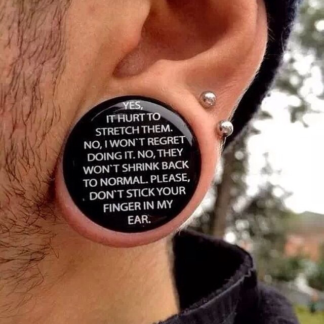 Piercing Ears Funny Picture