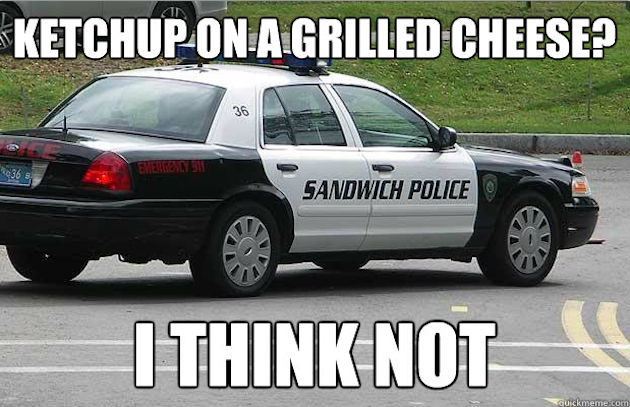 Sandwich Police Funny Car Picture