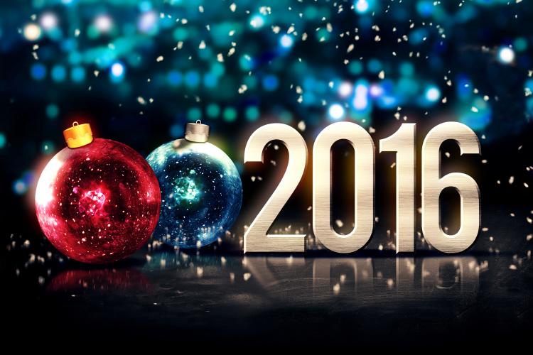 2016 Happy New Year Ornaments Picture