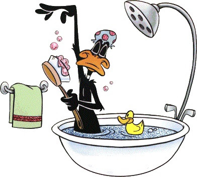 Bath Tub Funny Shower Cartoon