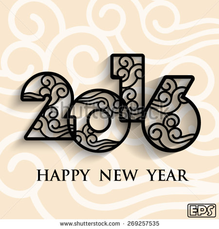 Beautiful Happy New Year 2016 Card