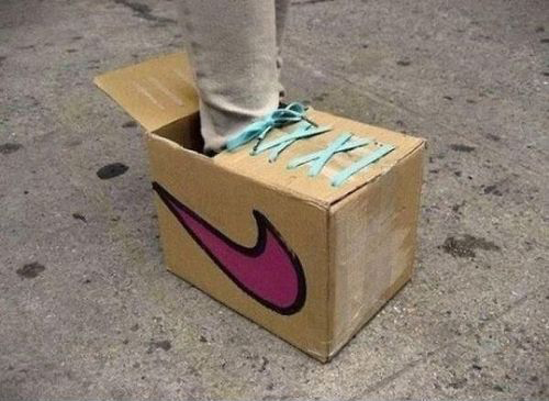 Box Funny Nike Shoes