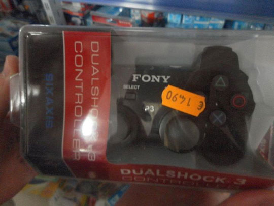 Funny Fake PlayStation Controller